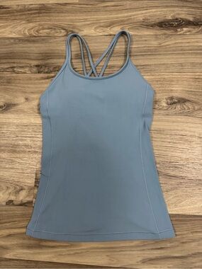 Lululemon Free To Be Tank Nulu Blue Haze Size 2